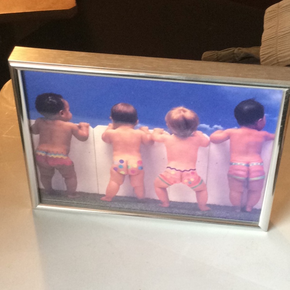 Framed Easter Egg 🥚 Themed Print of Babies
